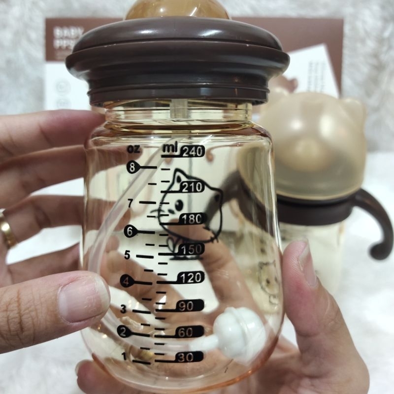 Botol Susu Bayi PPSU 240ML Gravity Ball BPA FREE / PPSU Botol Susu Dot Bayi