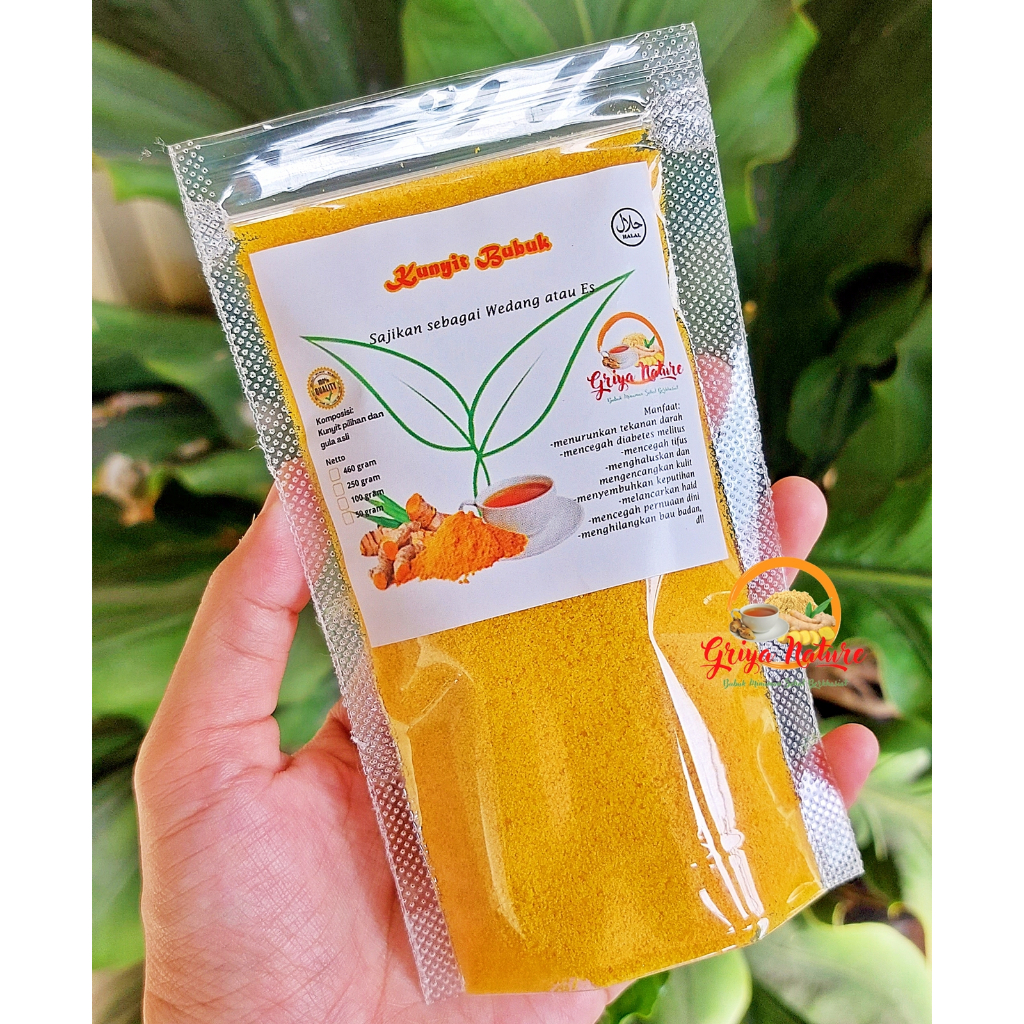 

[COD] GRIYA NATURE | Minuman Kunyit Bubuk Instant 100 gr | Obat Lambung Maag Gerd | Jamu Depresi Kecemasan | Sehat Jantung | Serbuk Kunir Bubuk | Obat Asam Lambung | Jamu Asam Lambung Herbal Asam Lambung | Jamu Kunyit | Minuman Herbal