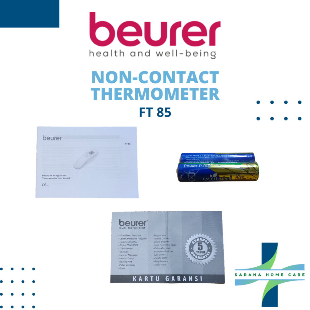 BEURER Non-Contact Thermometer FT 85/medical digital thermometer/termometer/suhu badan