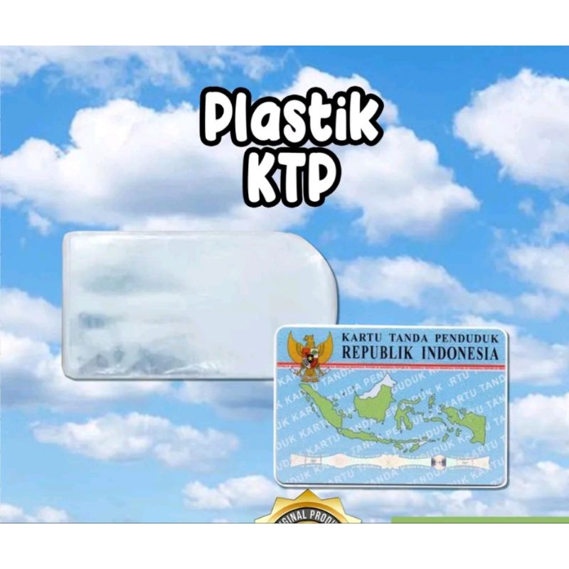 

Plastik sampul cover id card ATM SIM KTP bening per 1pcs