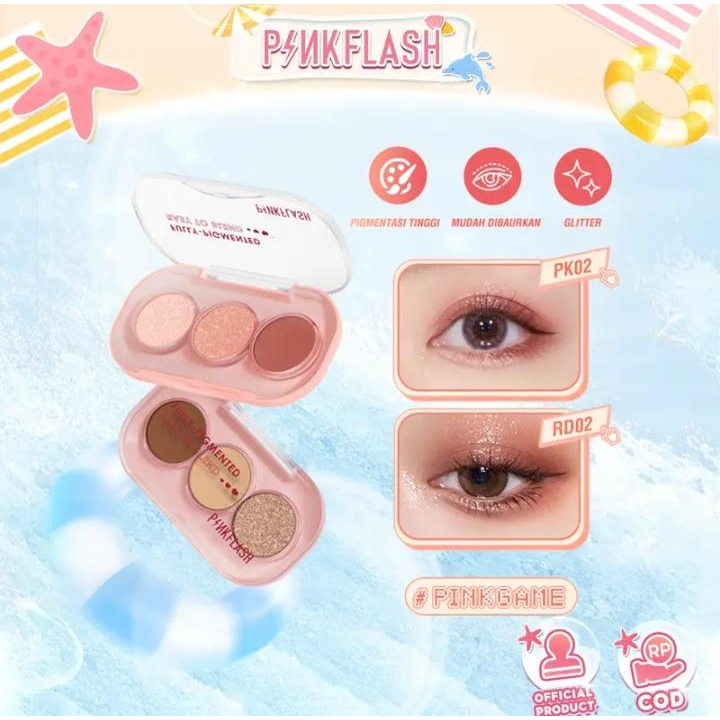 PINKFLASH EYESHADOW 3 COLOR