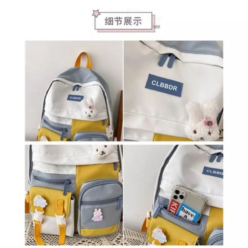 DISKON BESAR BESARAN HARGA TER AMBYAR TAS KOREA IMPORT ASLI GRATIS ACECORIS PIN ACRYLIC DAN BONEKA LUCU/TAS BONEKA/TAS ANAK SEKOLAH SD/TAS ANAK CEWE KOREA/TAS/TAS SEKOLAH SD KARAKTER HELLO KITTY/TAS ANAL HELLO KITTY/TAS ANAK PEREMPUAN IMPORT HELO KITTY SD