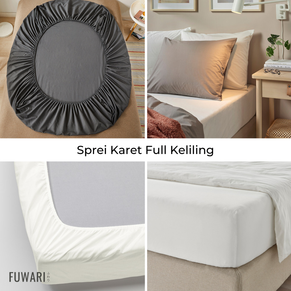 Sprei Karet Keliling Tinggi 30 Sprei 160x200 | Sprei 180x200 | 200x200 | Seprei Karet