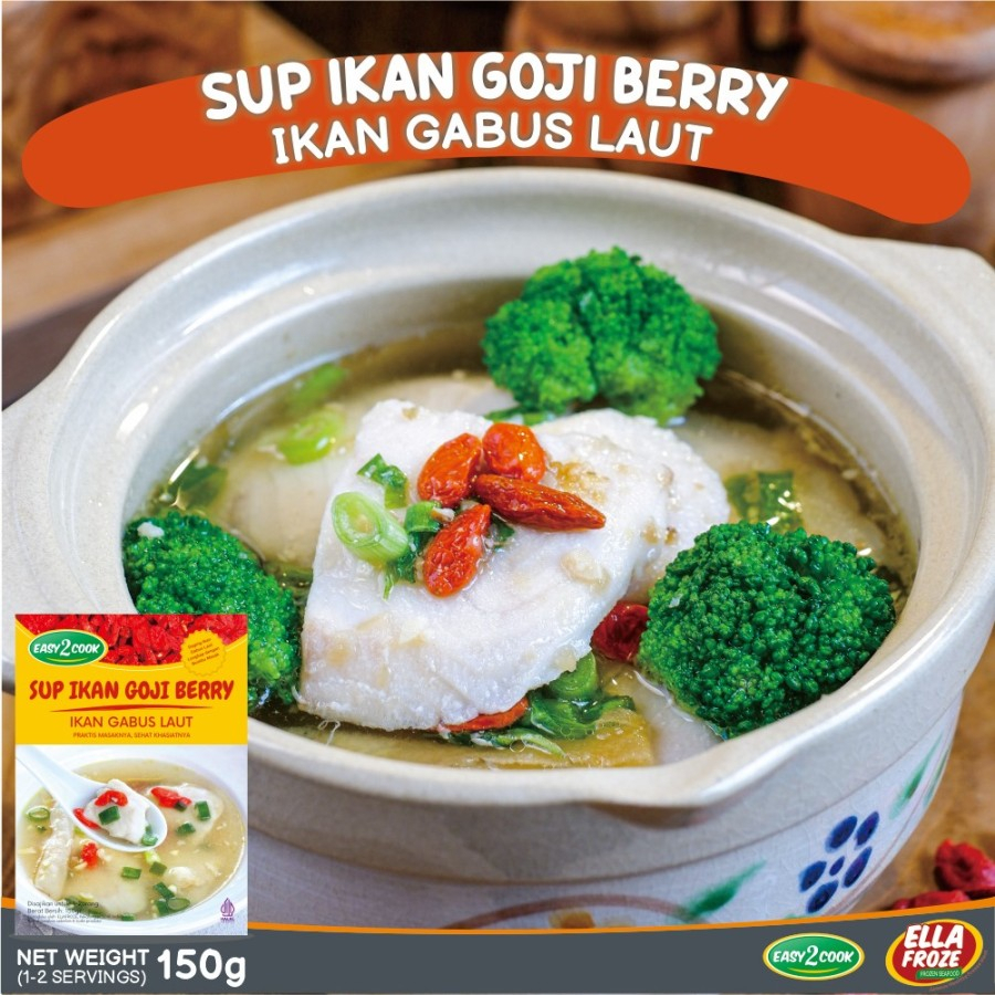 

Sup Ikan Goji Berry ( Ikan Gabus Laut )