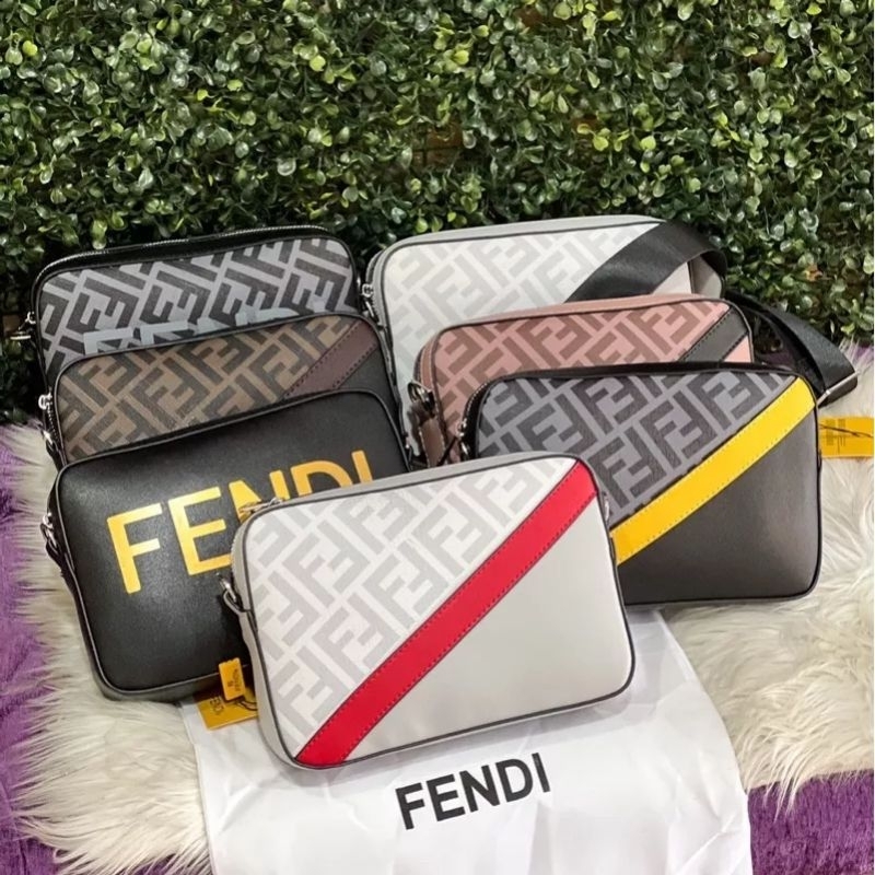 Tas Fendi Camera Bag 2in1 Handbag &amp; Tas Selempang Unisex Import