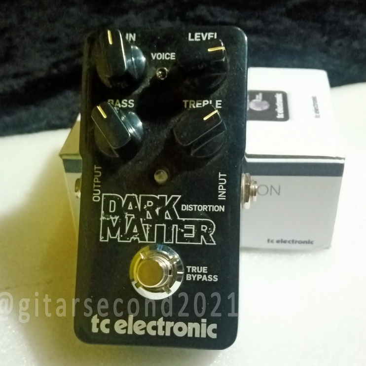Efek Gitar Distorsi TC Electronic Dark Matter Guitar Efek Stompbox Not Boss MXR