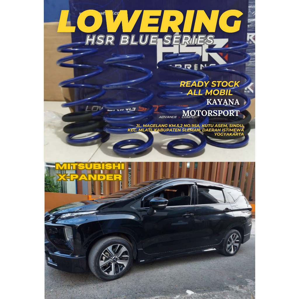 Loweringkit HSR per custom Ceper Mobil MITSUBISHI Xpander 2017-2020