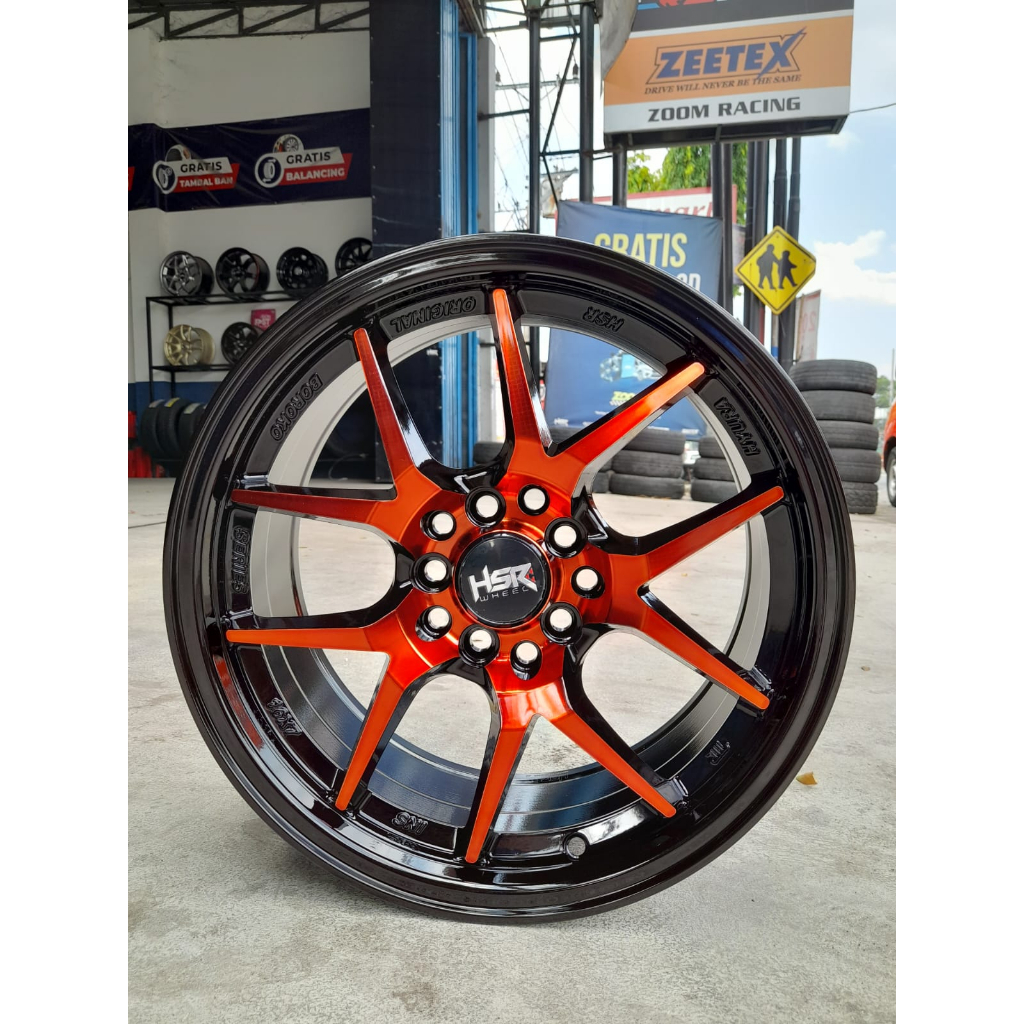 Velg Mobil HSR HYURA BOROKO 02 Ring 16 Untuk Stream Ertiga Grand Max Civic