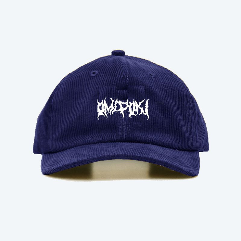 Topi Corduroy Navy Omidoki Topi Distro Pria