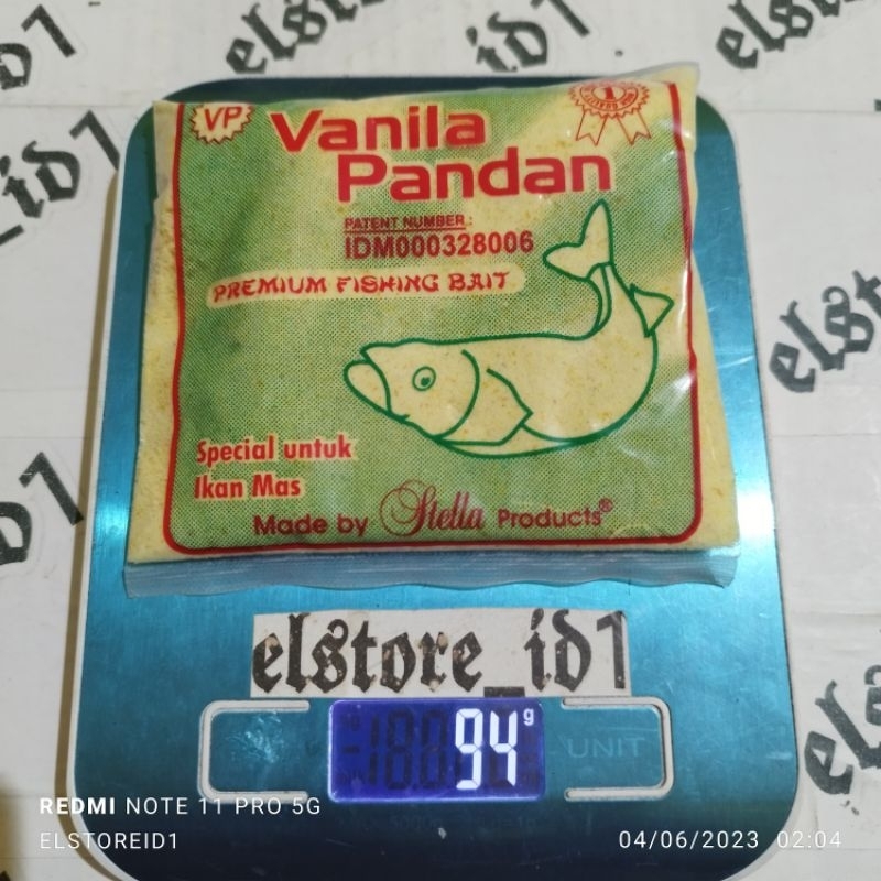 Umpan Pancing Stella Vanila VANILLA PANDAN