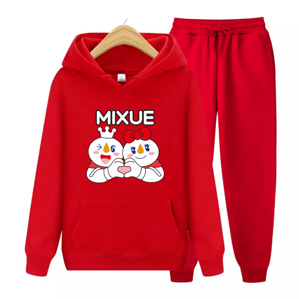 FenishaStore Sweater Hoodie Mixue | Anak-Remaja 4-14 Tahun ( SET Hoodie - Mixue )®