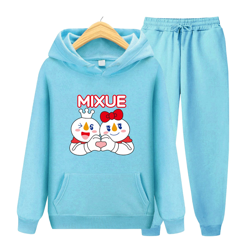 FenishaStore Sweater Hoodie Mixue | Anak-Remaja 4-14 Tahun ( SET Hoodie - Mixue )®