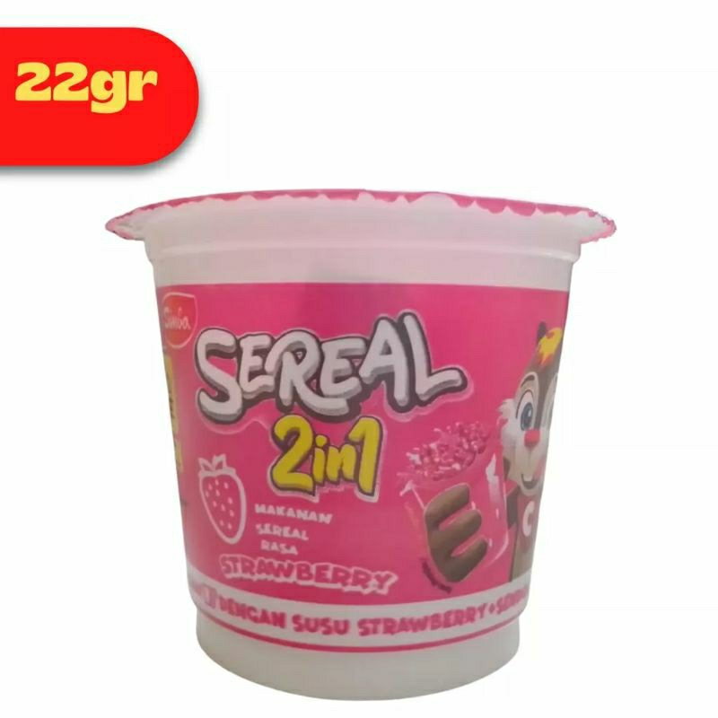 

simba sereal cup stawberry cemilan makanan ringan harga per 6pcs