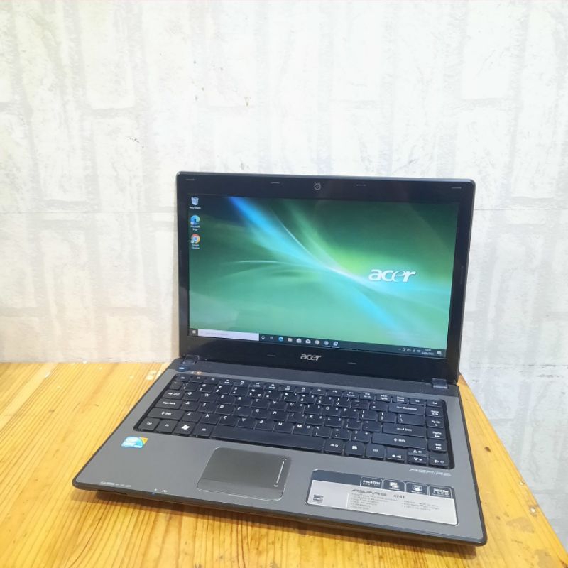 Laptop  Acer Aspire 4741 intel Cor i3 Ram 4GB HDD 320GB Layar 14 inch Windows 10 Siap pakai