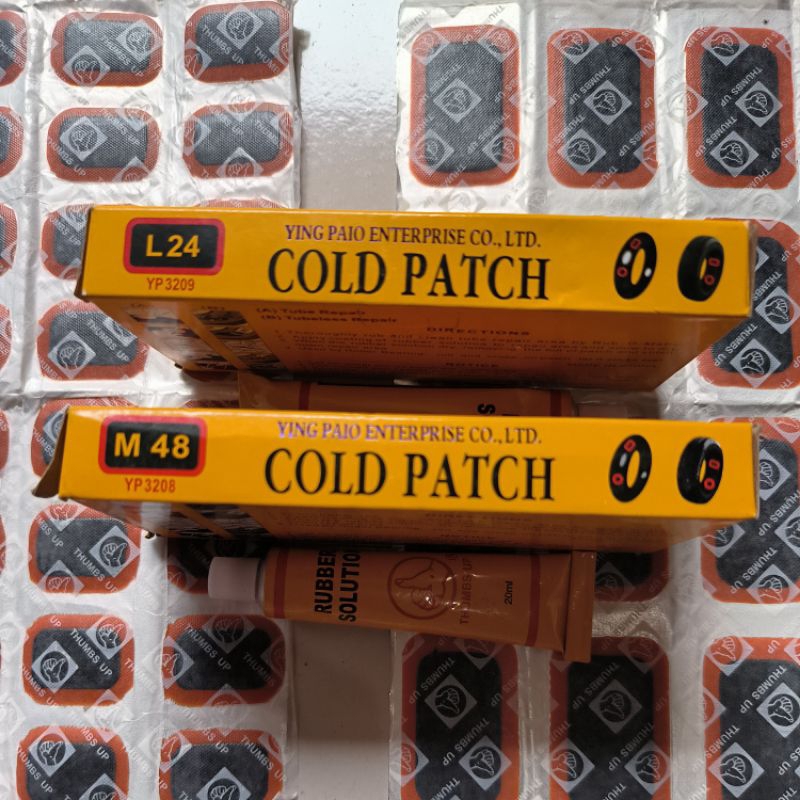 TAMBAN BAN COLD PATCH THUMBS UP TIP TOP CAP JEMPOL SIZE M48 L24