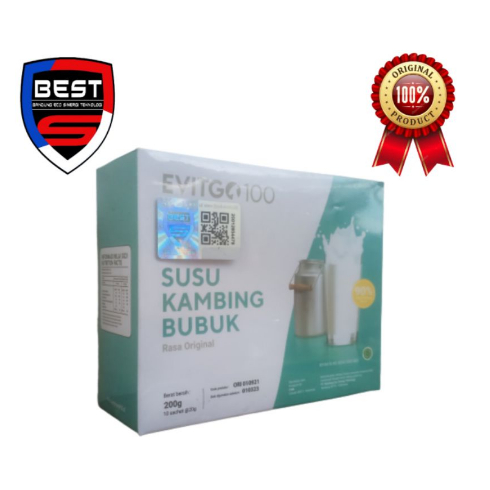 

Susu Kambing Evitgo 100 Original 200 Gram 1 Box Isi 10 Pcs Susu Kambing Bubuk