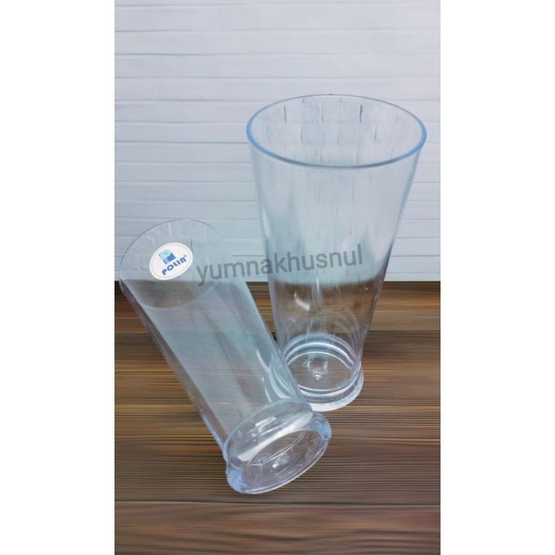 GELAS JUS PORTO PLASTIK 6 PCS GELAS ES LEMON TEA GELAS PLASTIK TEBAL