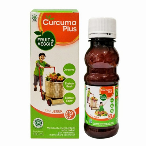 CURCUMA PLUS FRUIT AND VEGGIE RASA JERUK 100 ML