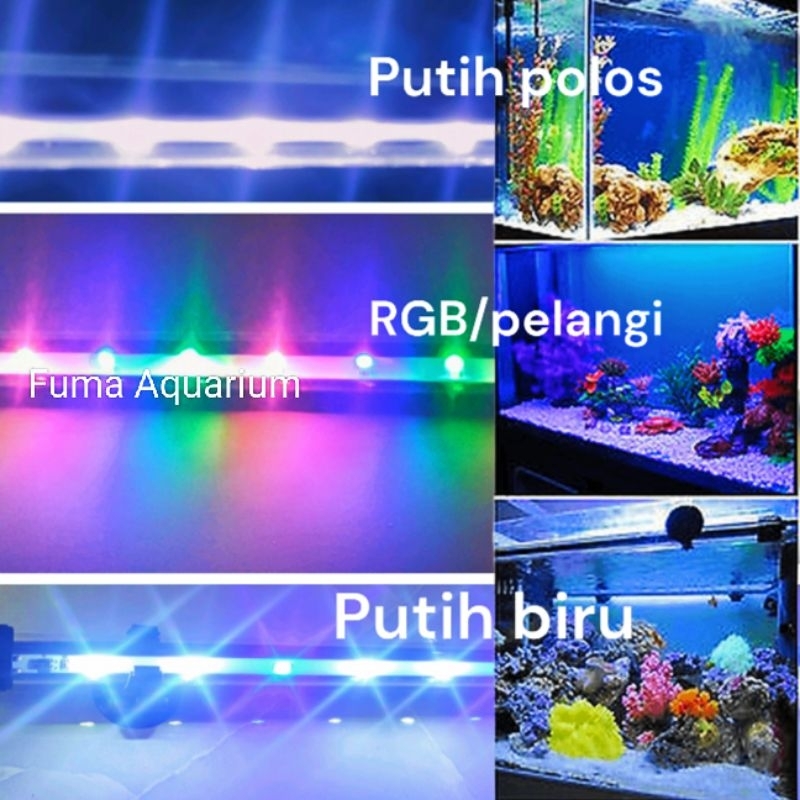 Lampu Celup Led Aquarium 40cm KIYOSAKI KY-LP-400LED T4 6watt