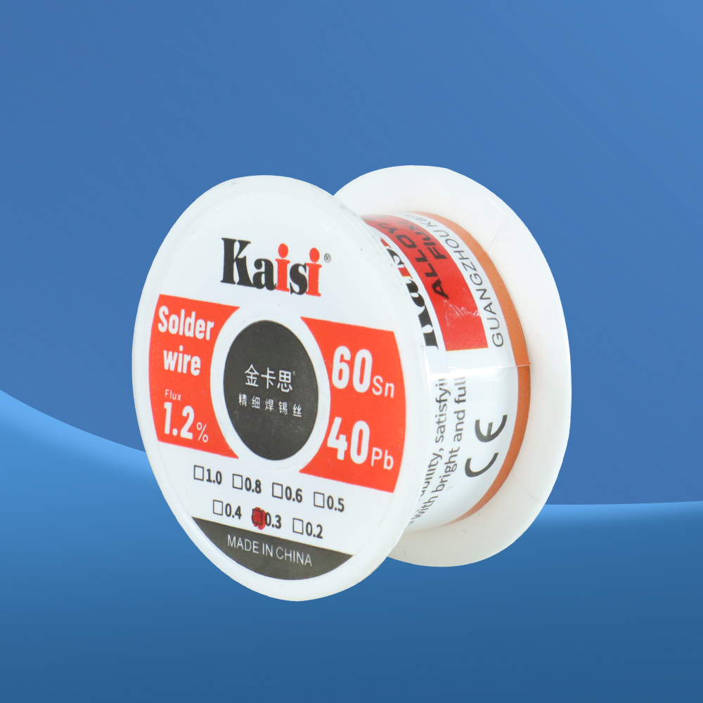 Kaisi Kawat Timah Solder Tin Lead Sn60/Pb40 0.3mm 50g - No Color