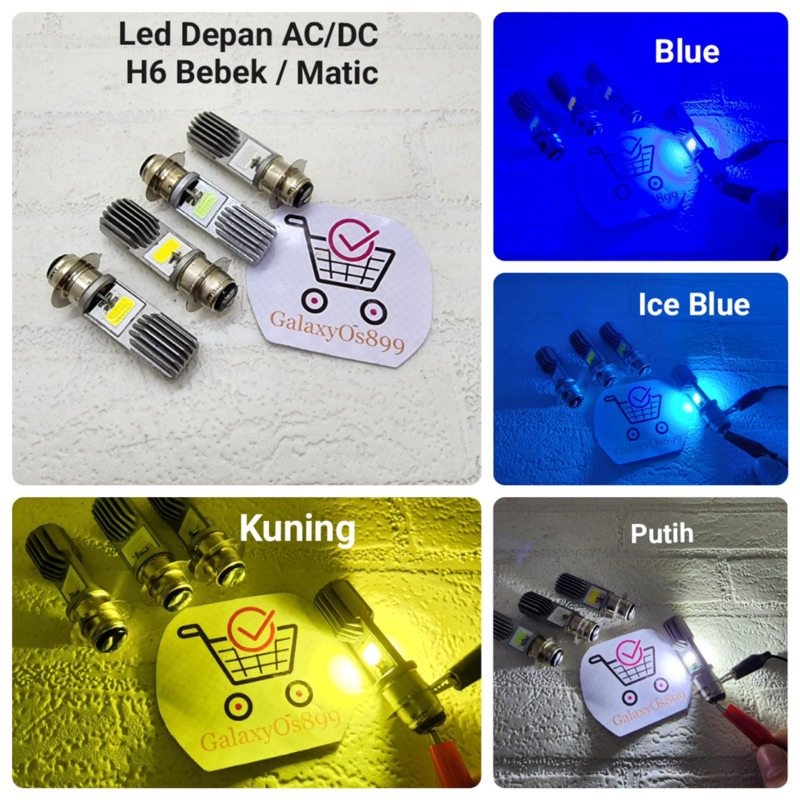 Lampu Depan LED Copy Ayoto AC/DC Bebek Matic Bisa Pakai Universal