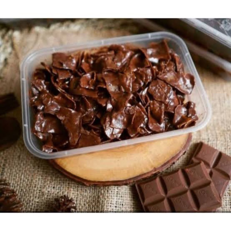 

Keripik Pisang lumer Rasa Coklat