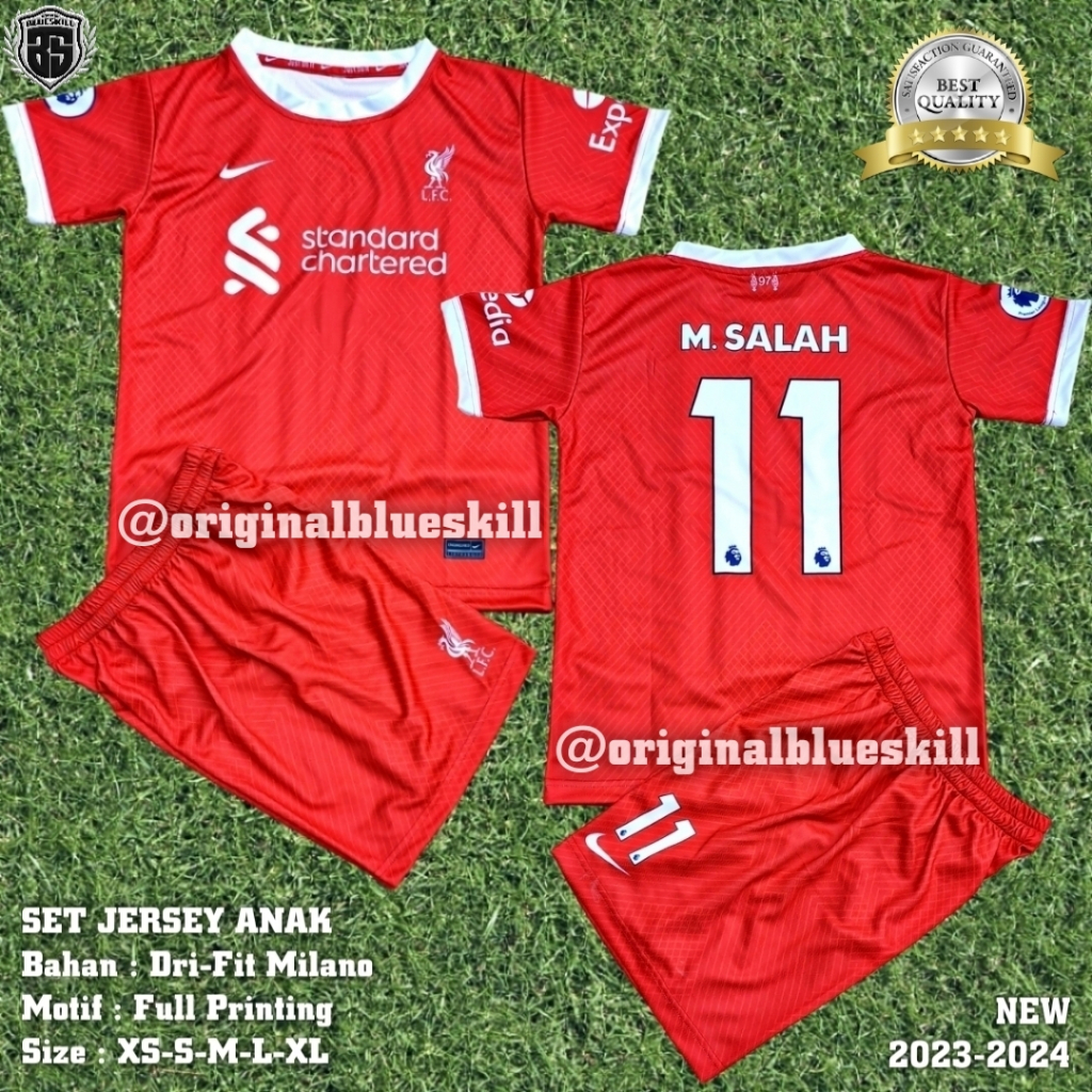 Jersey setelan anak liverpool / setelan anak jersey home away / jersey sepak bola anak / setelan olahraga anak / jersey setelan anak terbaru