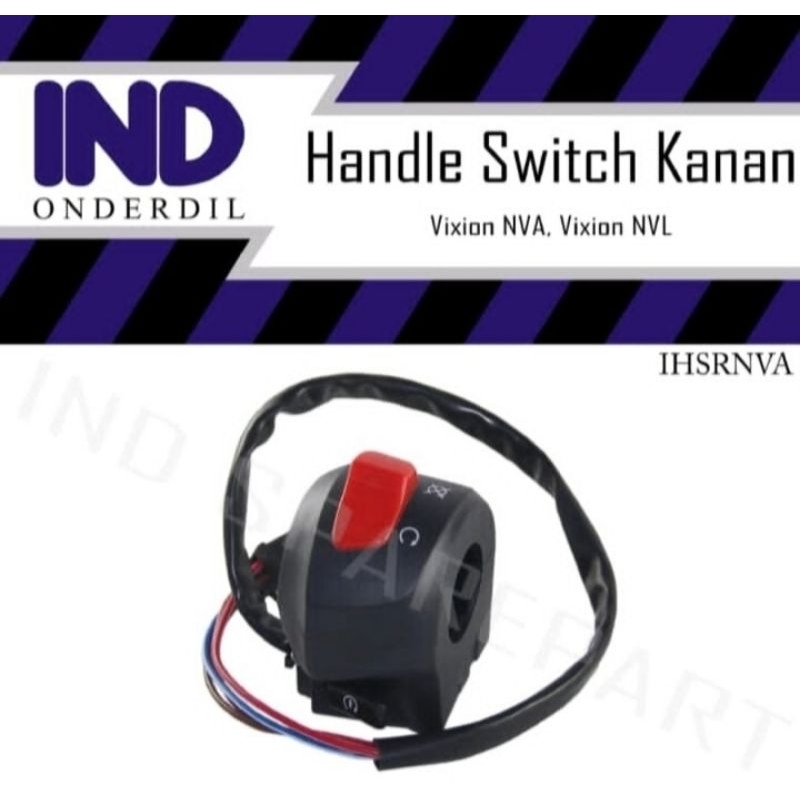 Saklar Holder Switch Saklar On Off Kanan Vixion New Nva Nvl Kualitas Terbaik