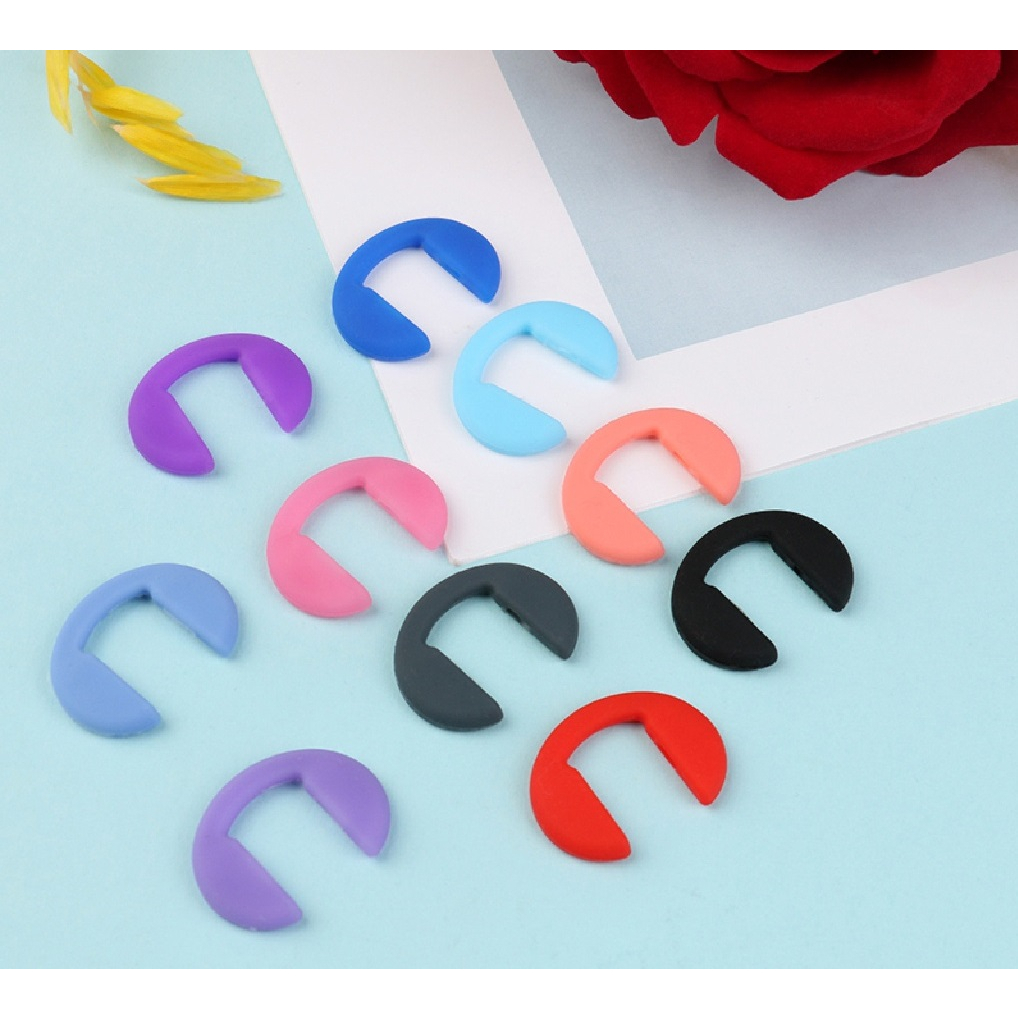 NOSEPAD SAMBUNG KACAMATA Bantalan Hidung Kacamata Bentuk U Bahan Silikon Anti Slip [NPT6]