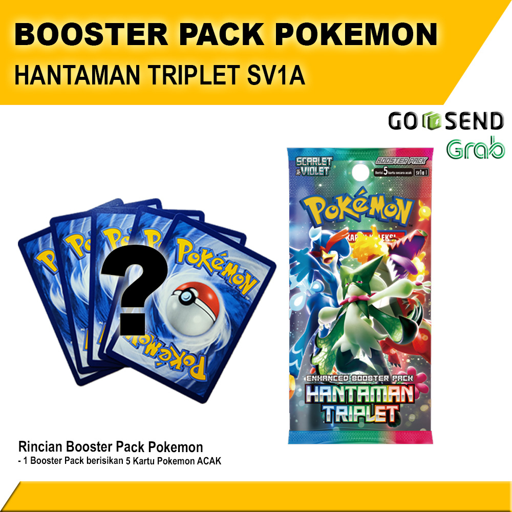 Pokemon TCG Indonesia - SV1a Hantaman Triplet BOOSTER PACK - Seri Scarlet Violet