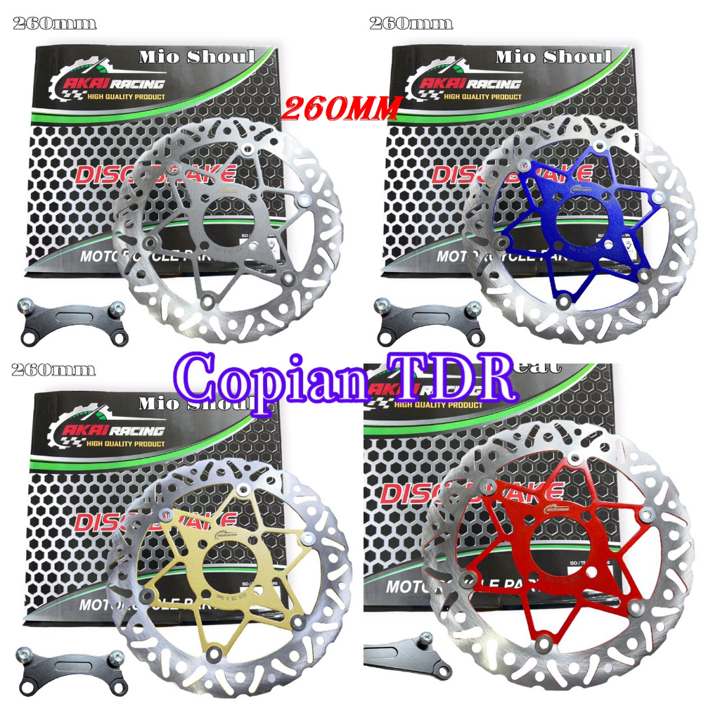 PIRINGAN BESAR 260MM XRIDE 115-MIO SMILE-MIO SOUL-XEON RC-NOUVO-MIO SPORRTY DISCK CARKAM 260MM YAMAHA MATIC COPIAN PSM DAYTONA KTC