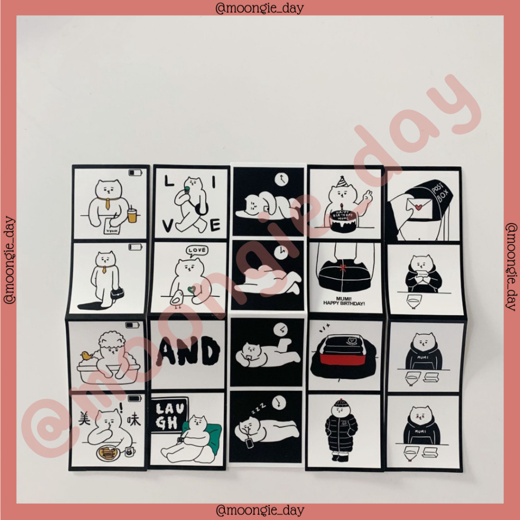 

5 LEMBAR/ BAG STICKERS KOMIK KUCING HITAM PUTIH CAT COMICS MONOCHROME BULLET JURNAL LUCU MURAH DIY DIARY LUCU MURAH
