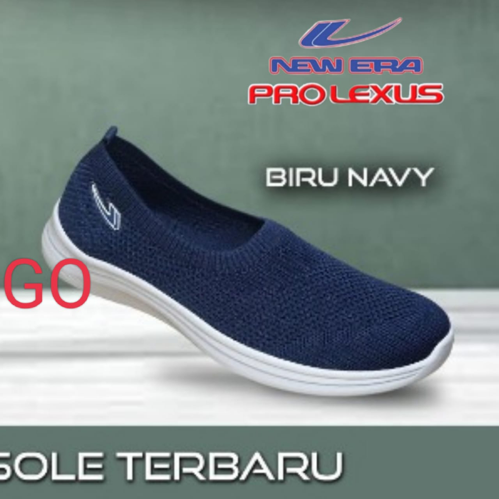 sogo NEW ERA SABRINA/SHEILA Sepatu Slip On Wanita Rajut TERBARU Original Murah 37/41