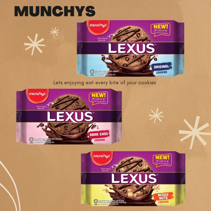 Munchy's Lexus Chocolate Chip Cookies 189g