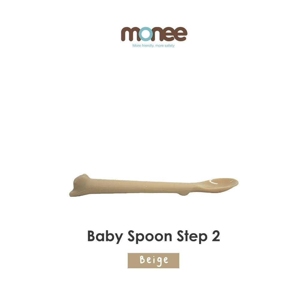 Monee Step2 Silicone Baby Spoo Weaning Food - Sendok Makan Anak