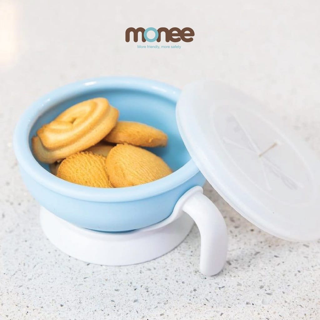 Monee Silicone Snack Cup Lid - Tempat Makan Anak