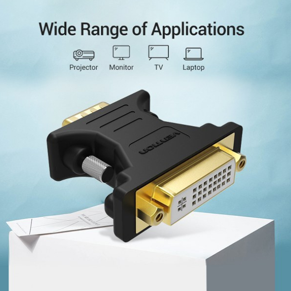 Vention Adapter Converter DVI Female to VGA Male Monitor Komputer