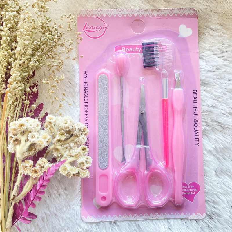 PAKET MANICURE PEDICURE SET 5IN1 PERAWATAN KUKU