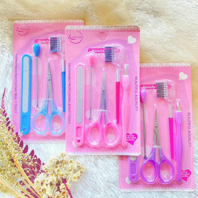 PAKET MANICURE PEDICURE SET 5IN1 PERAWATAN KUKU