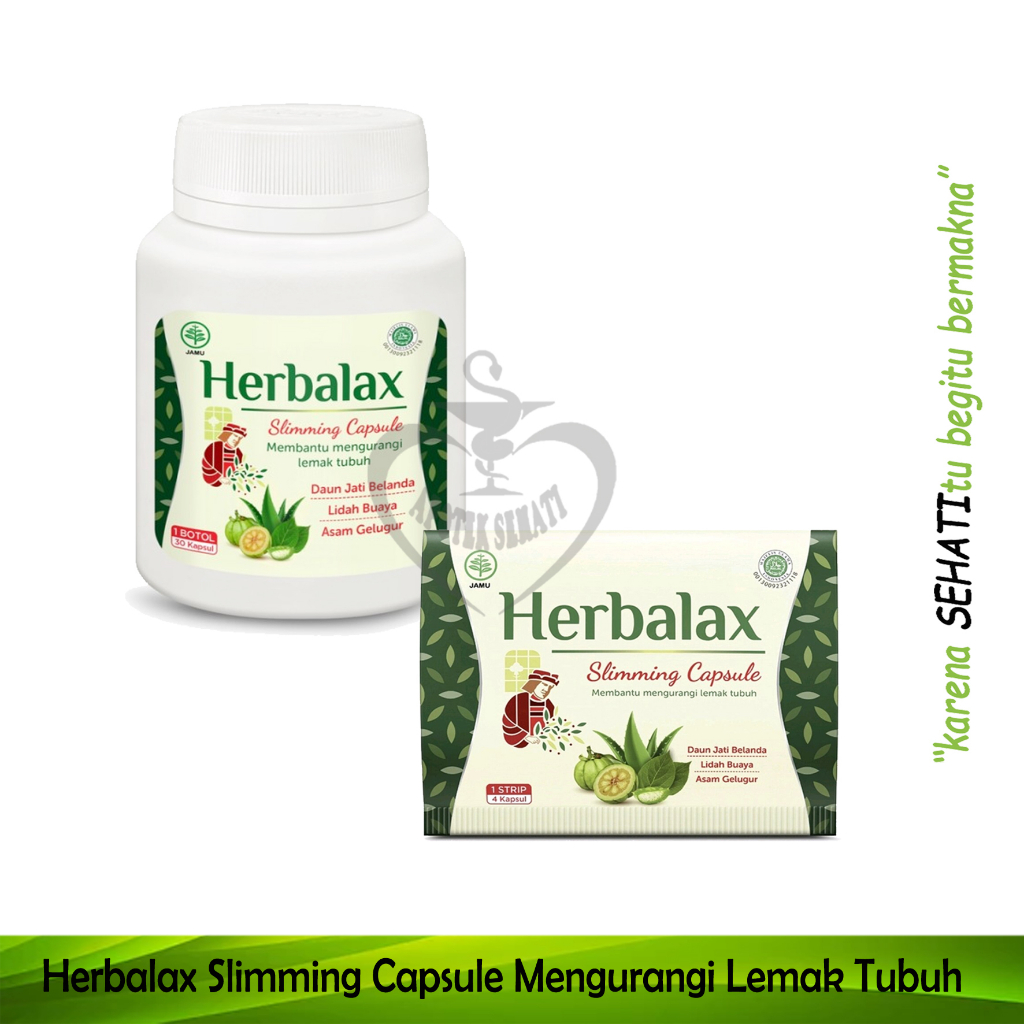 Herbalax Slimming Capsule 30 Pelangsing Menurunkan Berat Badan