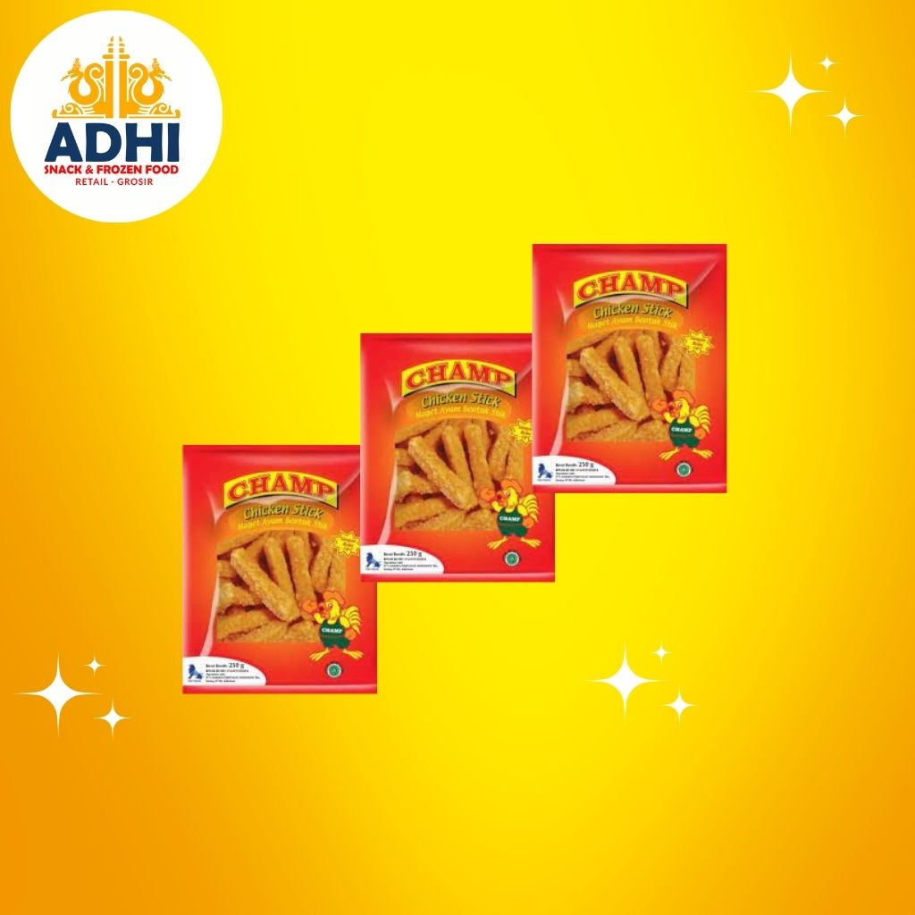

CHAMP CHICKEN STICK 250GR_FROZEN FOOD