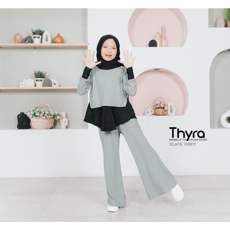 Thyra set kids / set anak perempuan usia 9-11 tahun