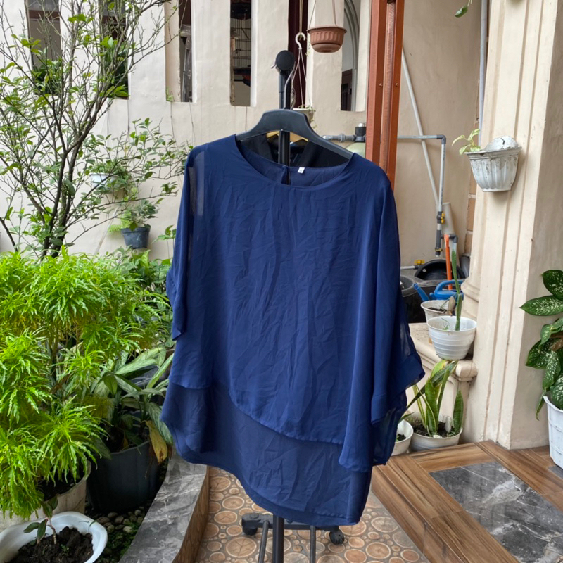 Blouse Sifon jumbo/oversize