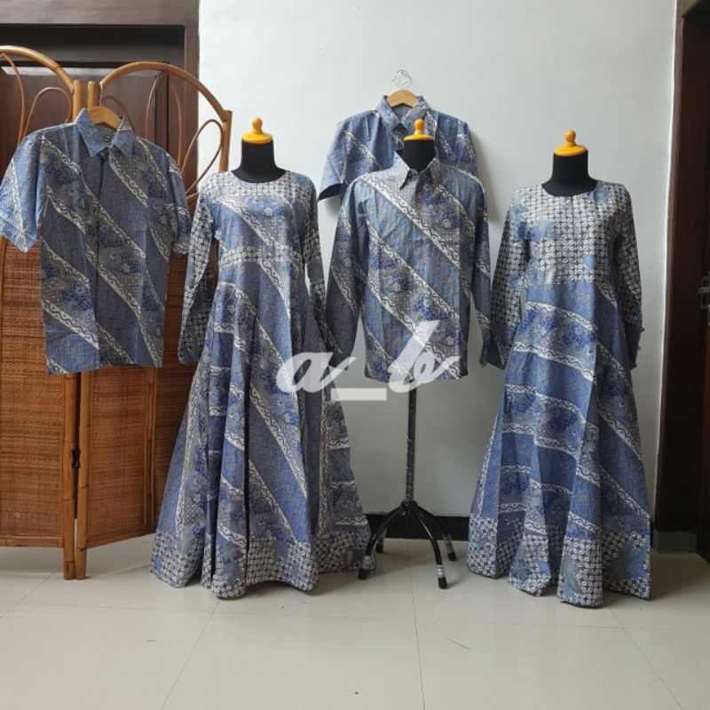 Gamis Felisia-Custom Made-Pre Order-Gamis Batik- Abaya Wanita Muslimah Syar'i-Sarimbit Batik-Custom 