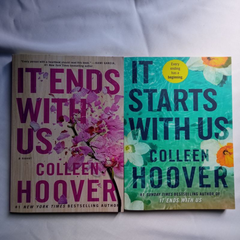 preloved it's ends with us dan it starts with us Colleen Hoover (set)
