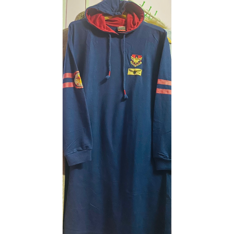 DRESS HOODIE MARVEL X NEVADA : CAPT MARVEL LD 114 Panjang 93 LIKE NEW ❤️