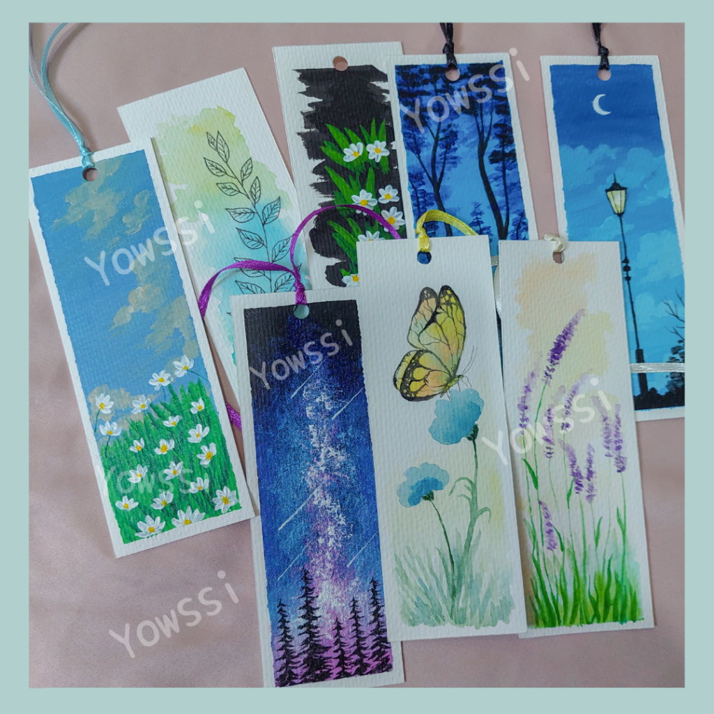 

Pembatas (Buku bookmark)Lukisan tangan