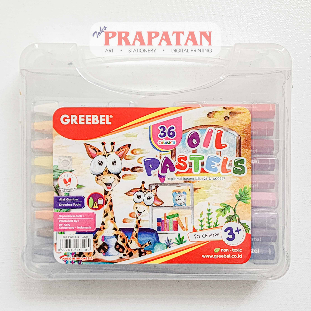 

Greebel Oil Pastel 36 Color | Crayon Minyak