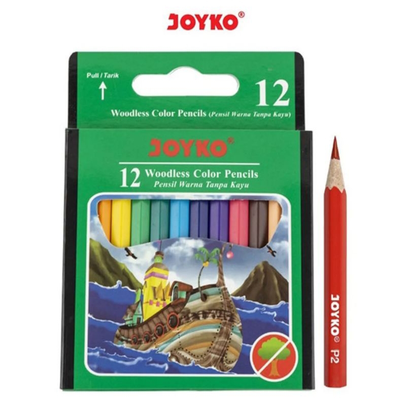 

PENSIL WARNA JOYKO ORI ISI 12
