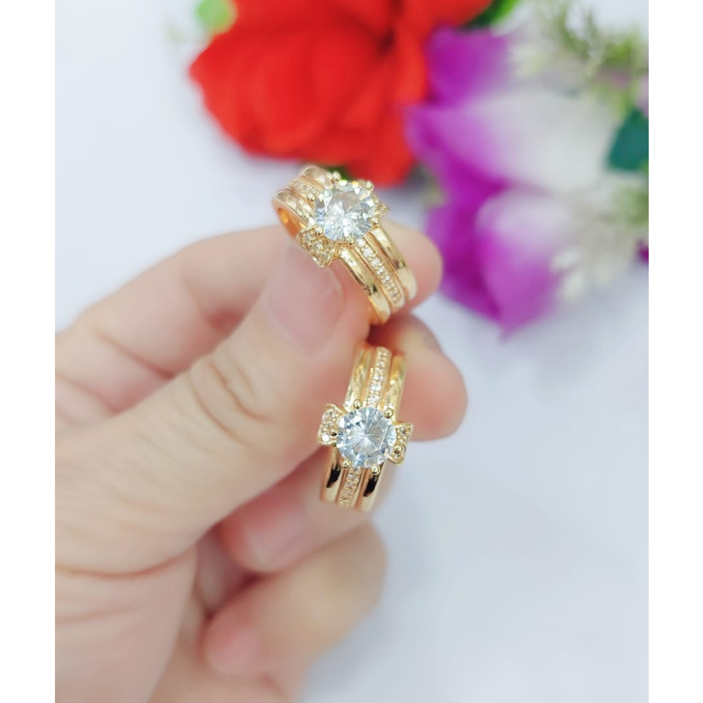 Cincin Xuping Permata Perhiasan Wanita R147 148 149 150